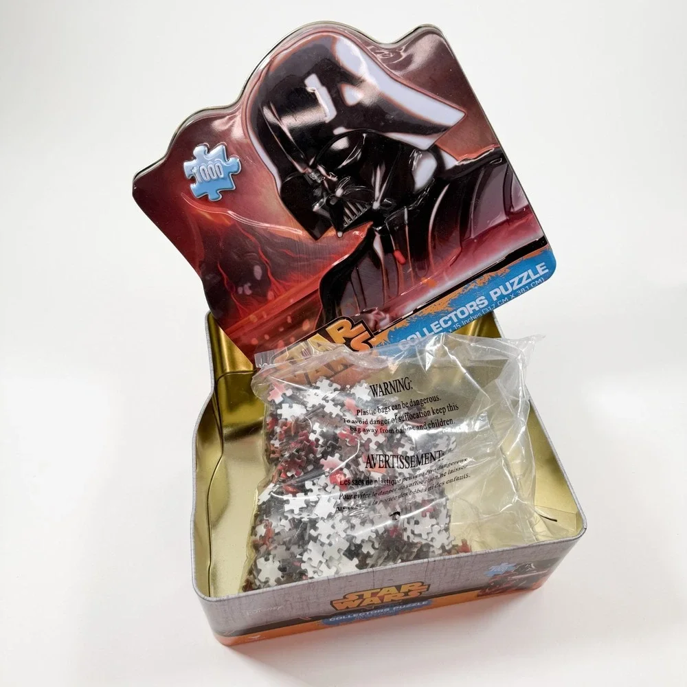 Star Wars Darth Vader Collectors Puzzle 1000 Piece Tin Cardinal Disney Complete